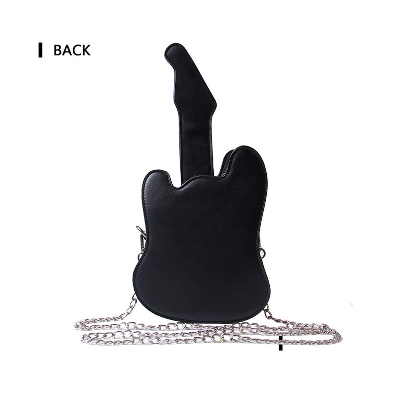 LUI SUI Womenâ€™s Piano Guitar Shape Crossbody Purse Bags Music Guitar Small Shoulder Bags Tote Purse - Image 4